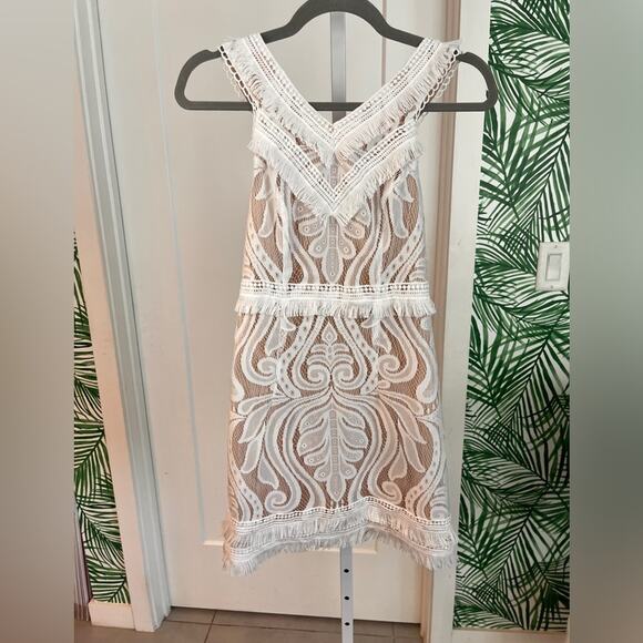 Ryse the Label Michi Lace Knee Length Dress NWOT size Small - Picture 6 of 13